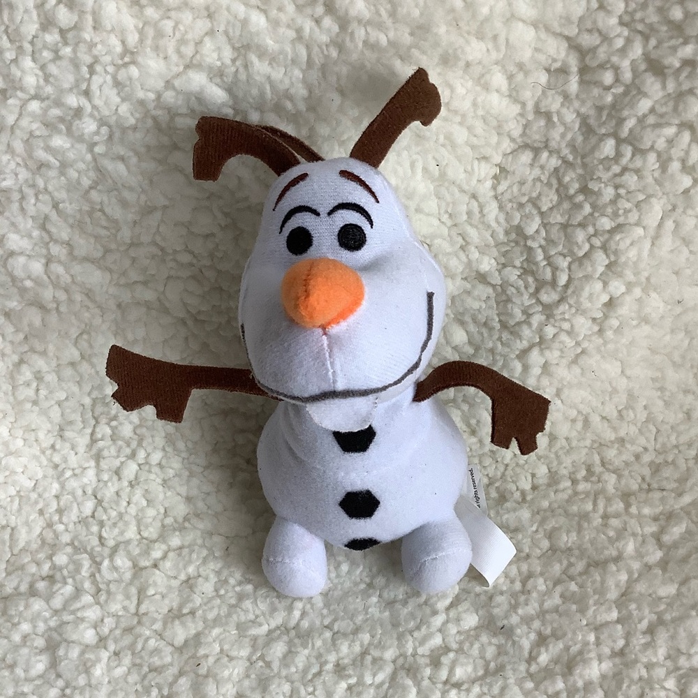 Disney Olaf From Frozen Plush Stuffed Animal Embroidered Eyes